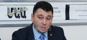 Press conference of Eduard Sharmazanov