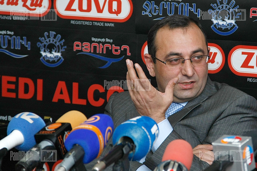 Press conference of Arcvik Minasyan and Artak Davtyan