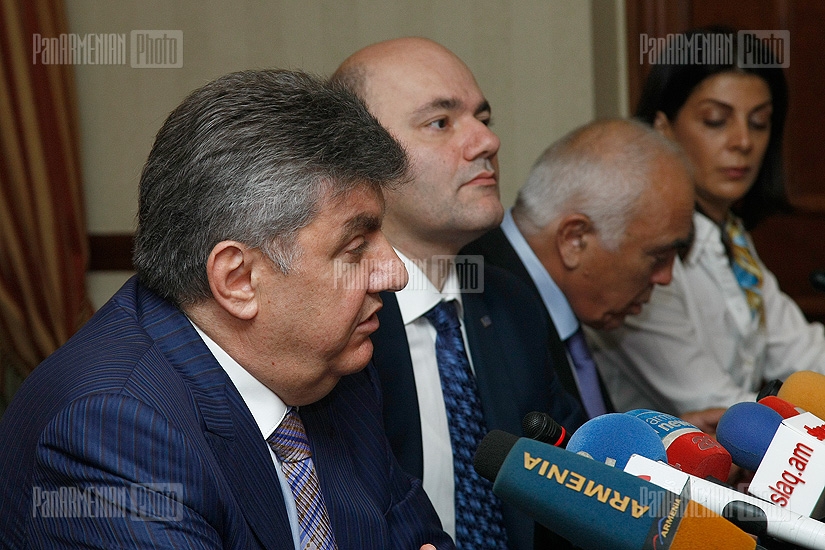 Press conference of Ara Abrahamyan