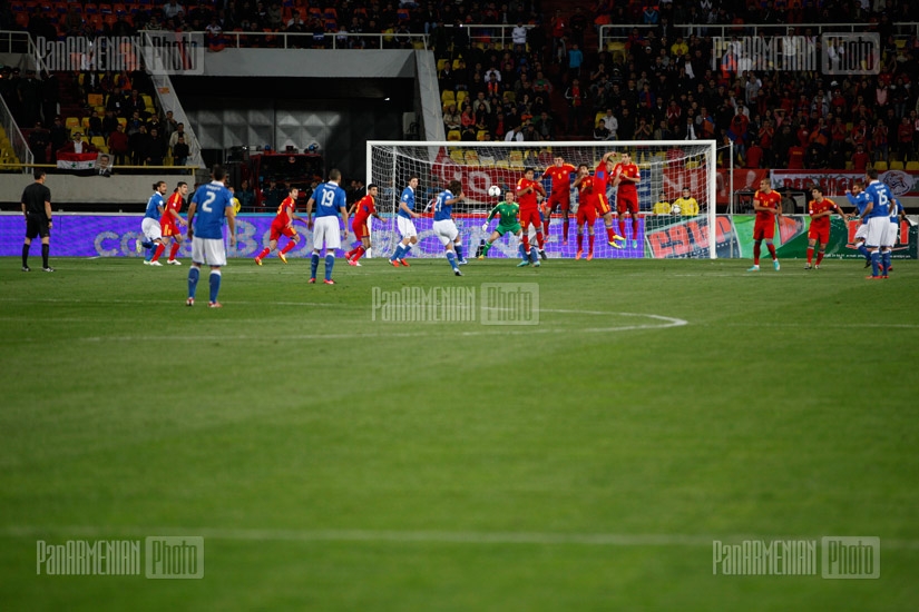 Armenia-Italy football match