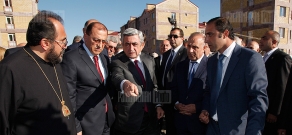 President Serzh Sargsyan visits Gyumri