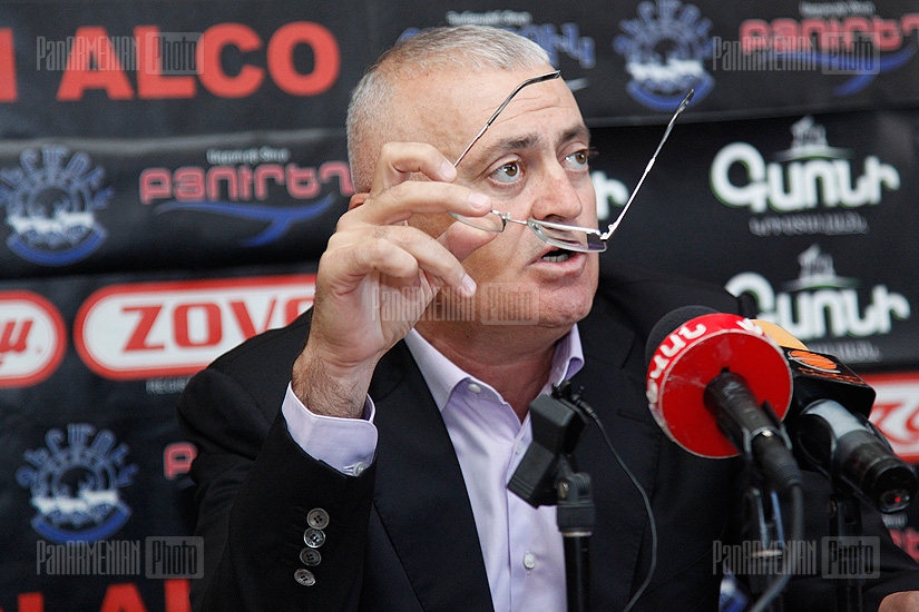 Press conference of Manvel Ghazaryan