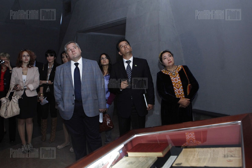 Education ministers and officers of CIS member states visit Armenian Genocide Memorial