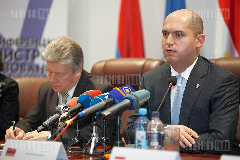 ԱՊՀ անդամ պետությունների կրթության նախարարների 19-րդ համաժողովի շրջանակում մամուլի ասուլիս