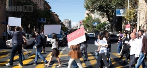 Սիվիլիթաս հիմնադրամի աշխատակիցների երթը գլխավոր դատախազություն