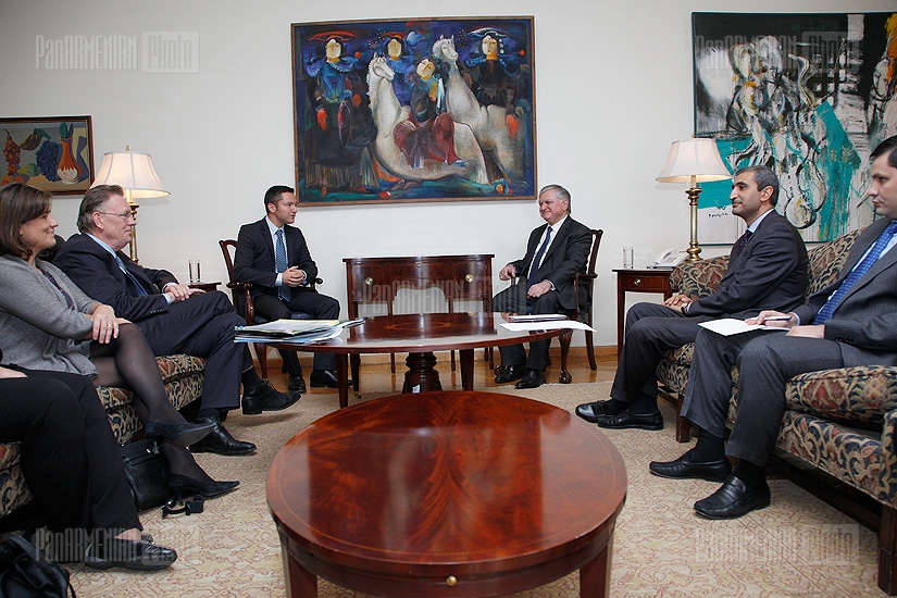 ՀՀ ԱԳ նախարար Էդվարդ Նալբանդյանի հանդիպումը Եվրոխորհրդարանի պատգամավորների պատվիրակության հետ