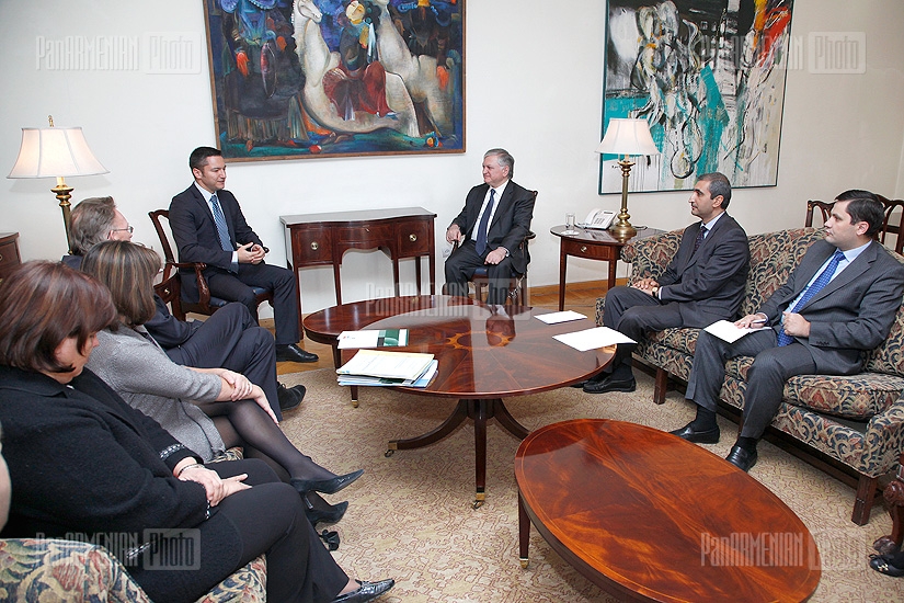 ՀՀ ԱԳ նախարար Էդվարդ Նալբանդյանի հանդիպումը Եվրոխորհրդարանի պատգամավորների պատվիրակության հետ
