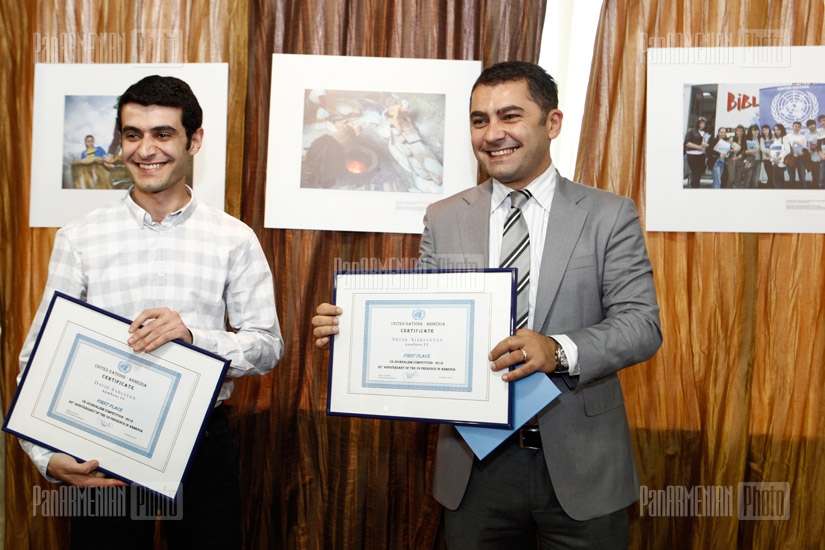 Հայաստանում ՄԱԿ-ի գործունեության 20-ամյակին նվիրված մրցանակաբաշխությունը և առաջին օրվա ծրարի թողարկման արարողությունը