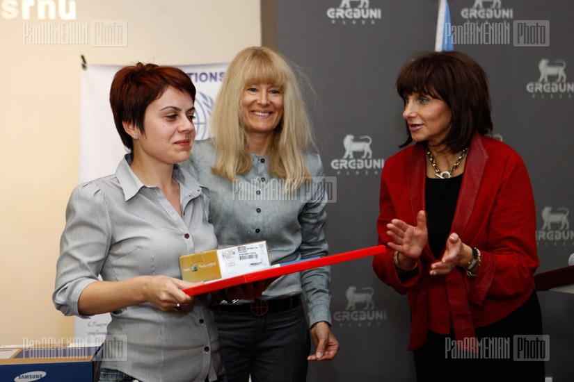 First Day Cover release and awarding ceremony dedicated to 20th anniversary of UN in Armenia