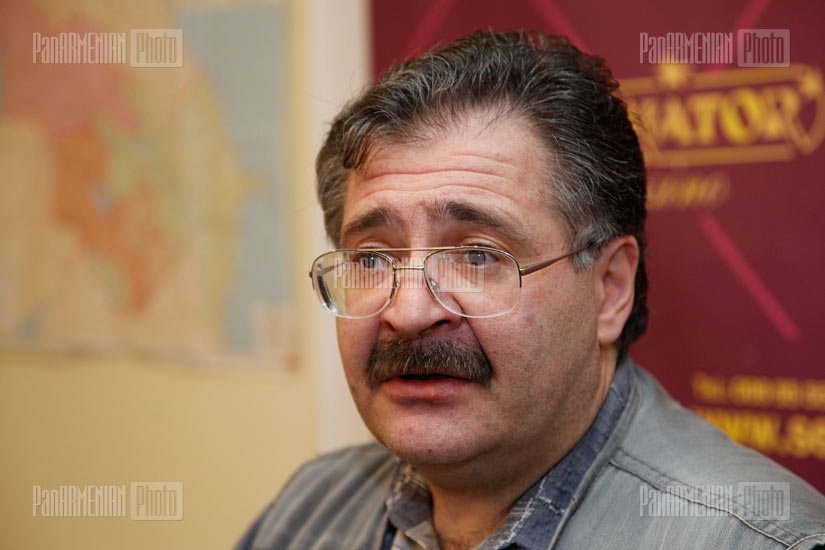 Press conference of political scientist Stepan Shakaryants