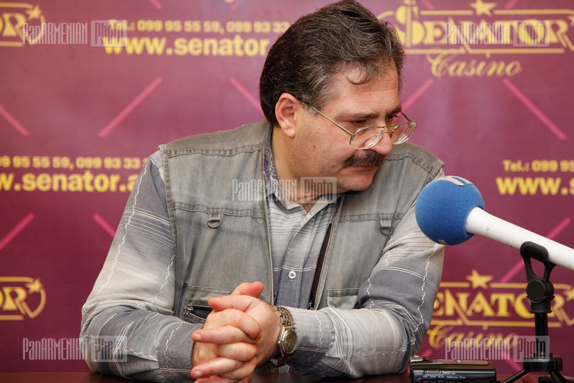 Press conference of political scientist Stepan Shakaryants