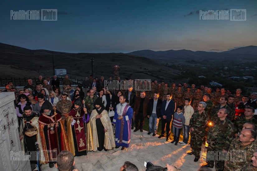 Opening of St. Gevorg church in Horatagh, Martakert region, Artsakh Republic