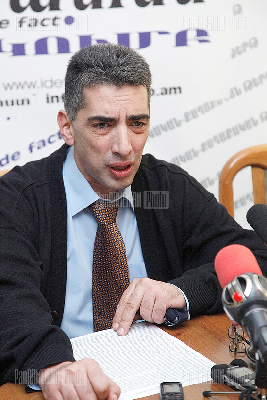 Press conference of Karen Tumanyan