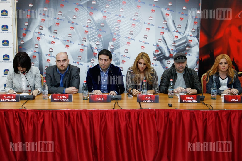 Press conference dedicated to the launch of The Voice of Armenia project