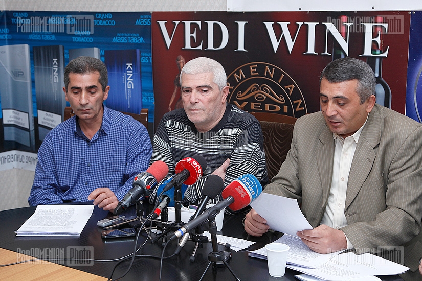 Press conference of Vladimir Araqelyan, Roland Babayan and Armen Danielyan