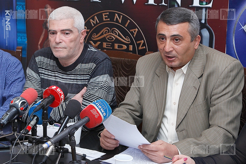 Press conference of Vladimir Araqelyan, Roland Babayan and Armen Danielyan