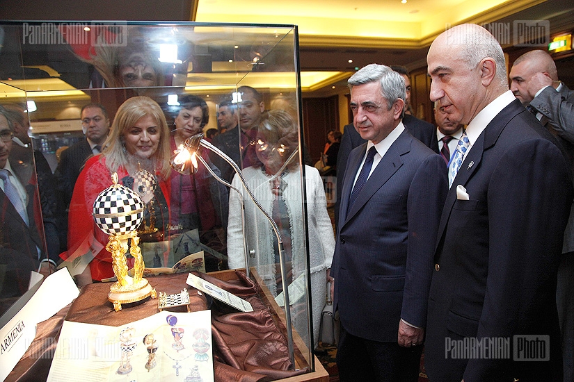 Նախագահ Սերժ Սարգսյանը մասնակցեց Ոսկերչական ցուցահանդեսի բացմանը