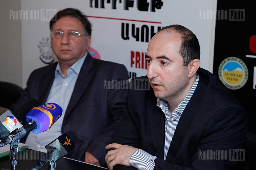 Press conference of Varuzhan Hoktanyan and Artak Manukyan