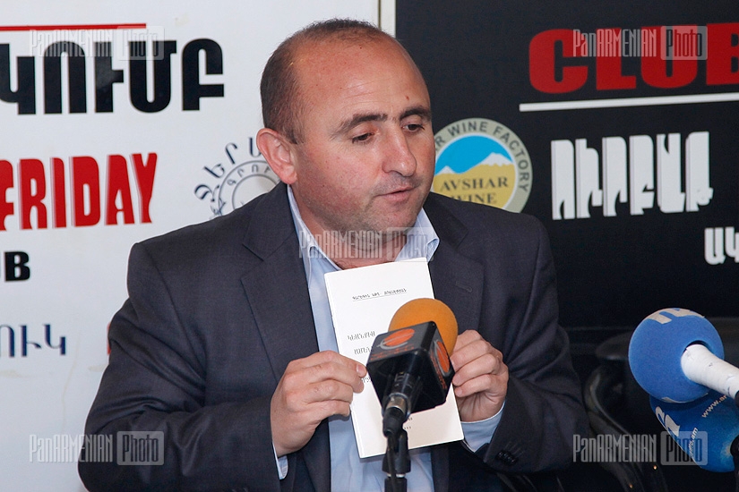 Press conference of Tatul Hakobyan