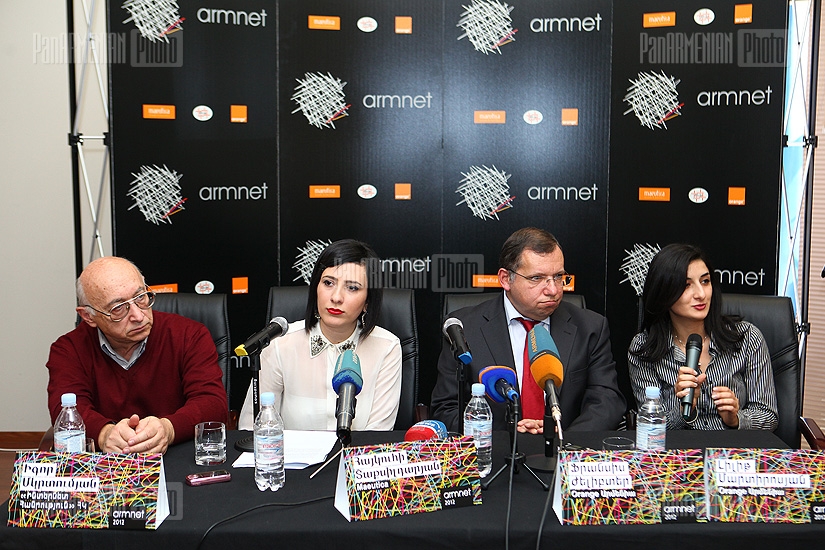 News conference on ArmNet Awards 2012 events  series