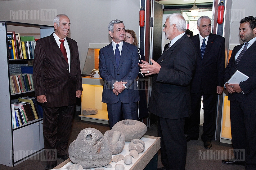 Նախագահ Սերժ Սարգսյանն այցելեց Շենգավիթի պատմահնագիտական արգելոց-թանգարանը