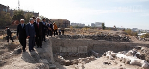 Armenian President visits Shengavit historical museum-reserve  
