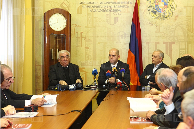 “Current State and Perspectives of Higher Education Reforms of Armenia in the Context of Bologna Process report presentation  