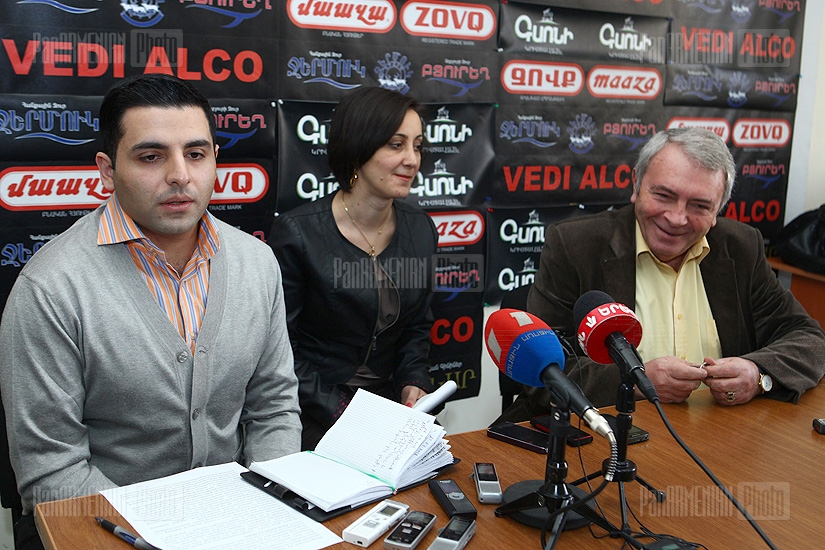 Press conference of Vrezh Shahramanyan and Gevorg Poghosyan 