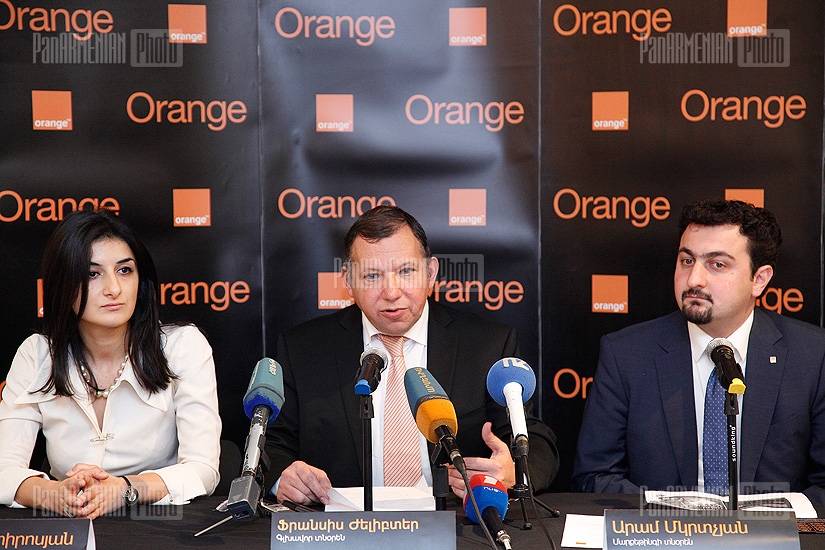 Press conference on 3rd anniversary of Orange presence in Armenia 