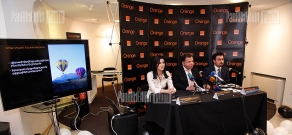 Press conference on 3rd anniversary of Orange presence in Armenia 