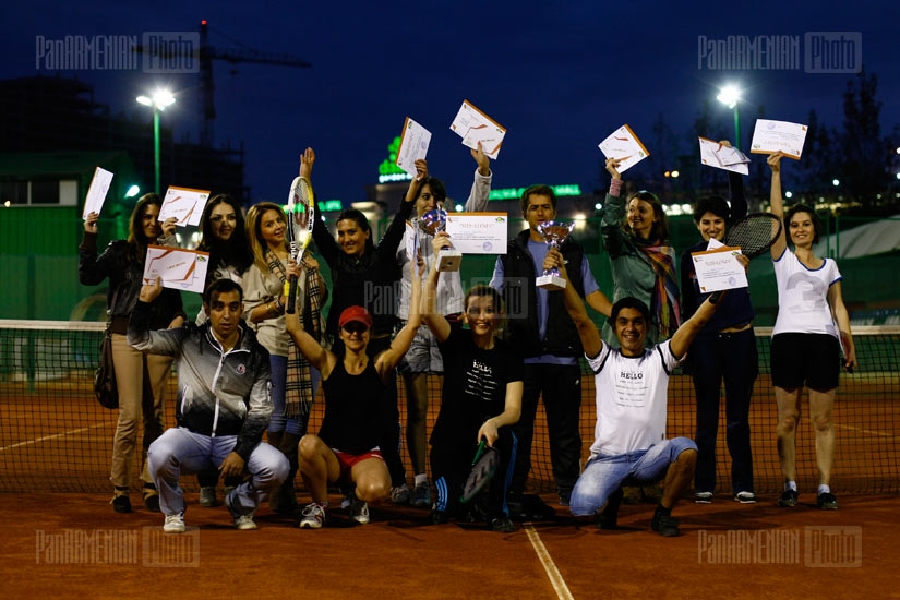 Tennis championship between mass media representatives 