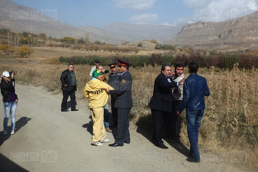 Environmental protest in Khosrov Forest State Reserve