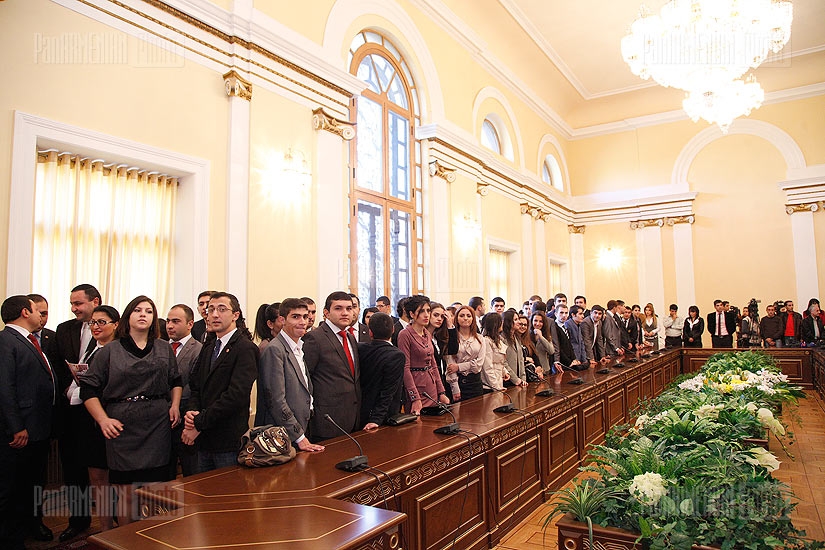 Young Parliamentarians’ certificate giving ceremony 