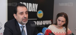 Press conference of Aram Harutyunyan