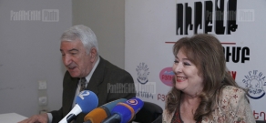Press conference of RA People’s Artist Raisa Mkrtchyan and RA Honored Art Worker Armen Manukyan