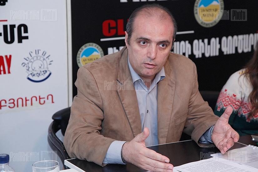 Press conference of Levon Barseghyan