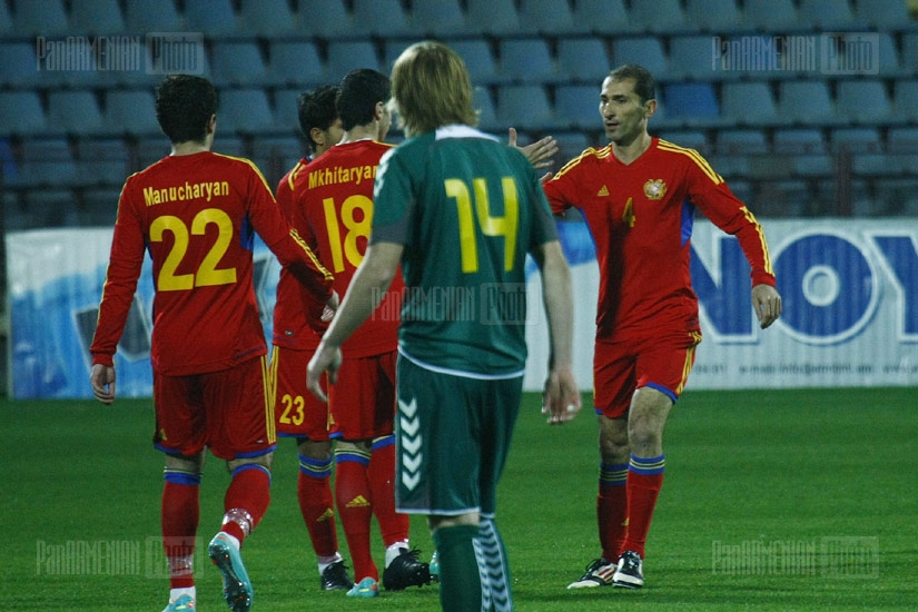 Armenia-Lithuania friendly football match