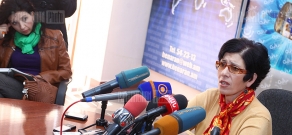 Press conference of Silva Adamyan
