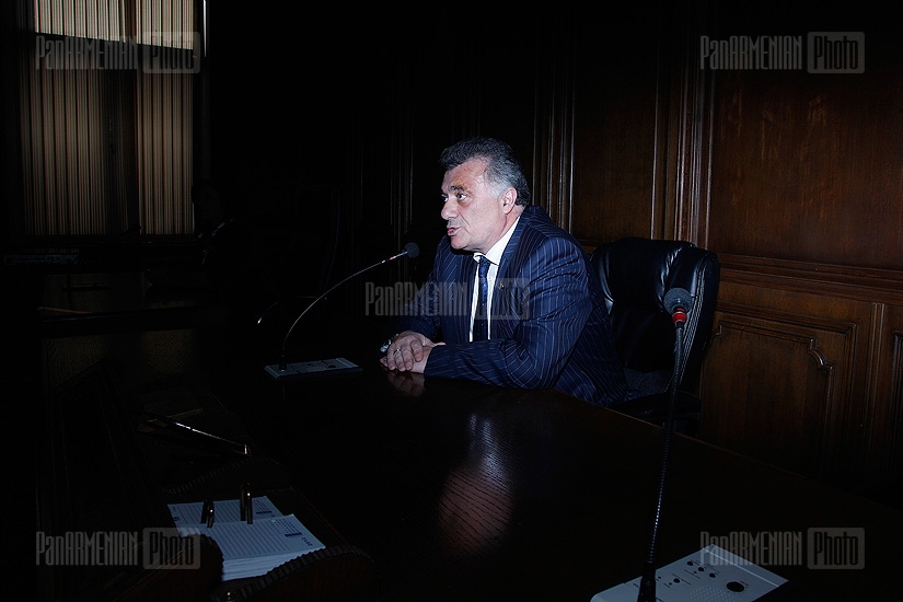 Parliamentary groups hold briefings. Ruben Hakobyan