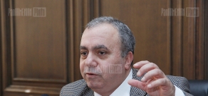 Parliamentary groups hold briefings. Hrant Bagratyan