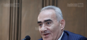 Parliamentary groups hold briefings. Galust Sahakyan