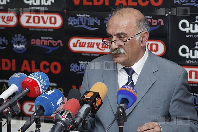Press conference of Martun Matevosyan