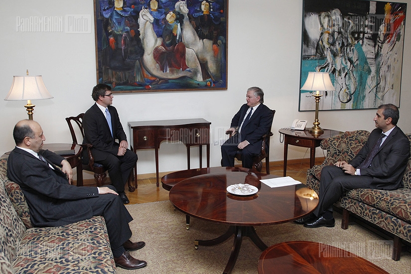 Foreign Minister Edward Nalbandian meets with Ambassador of Estonia