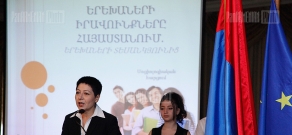 Closing ceremony of  “Speaking for Myself: Voicing the Hopes and Concerns of Children in Armenia” project
