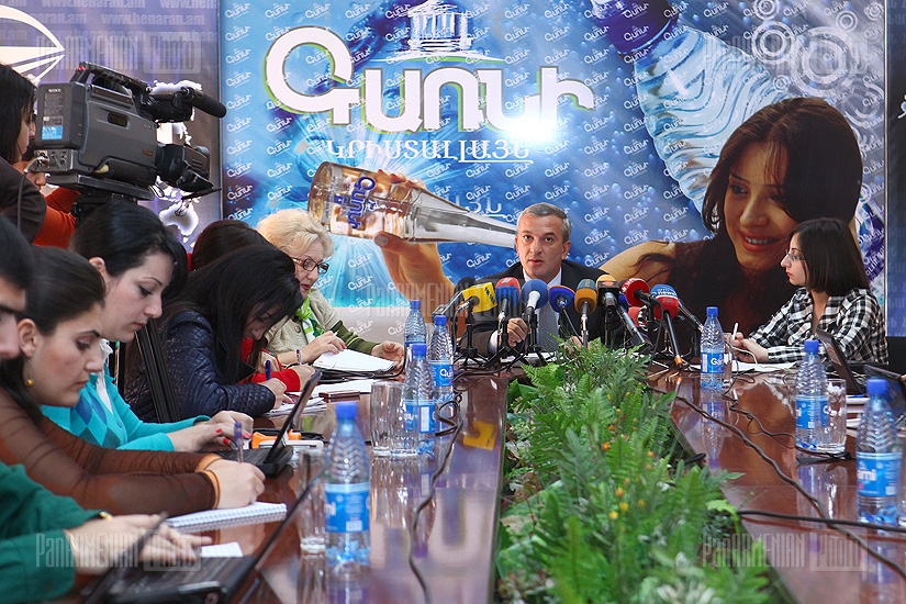 Press conference of Deputy Minister of Sport and Youth Affairs Arsen Karamyan