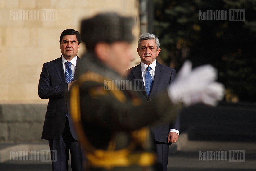 Թուրքմենստանի նախագահ Գուրբանգուլի Բերդիմուհամեդովի Հրաժեշտի արարողությունը