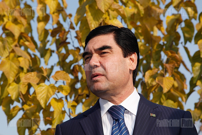  Թուրքմենստանի նախագահ  Գուրբանգուլի Բերդիմուհամեդովի այցը Արգավանդ