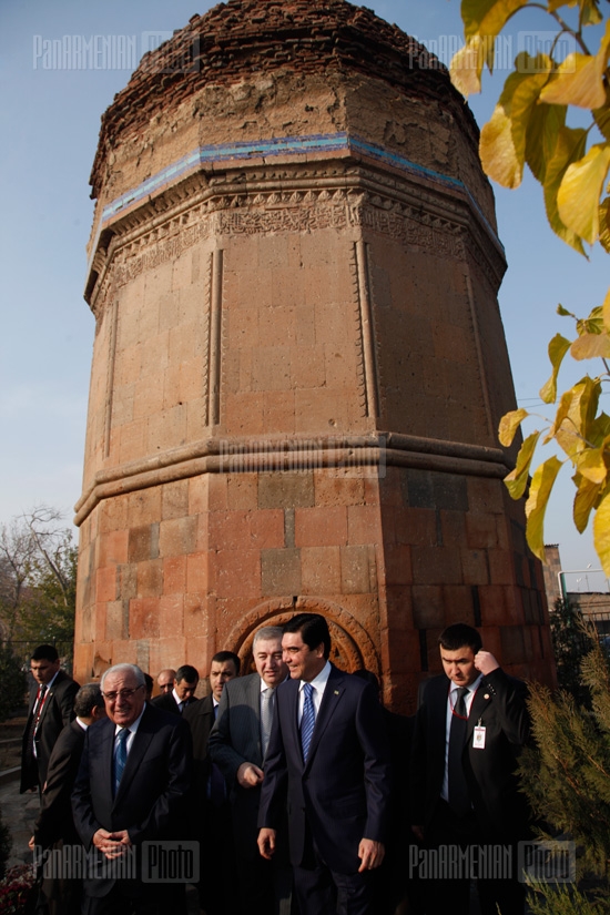  Թուրքմենստանի նախագահ  Գուրբանգուլի Բերդիմուհամեդովի այցը Արգավանդ