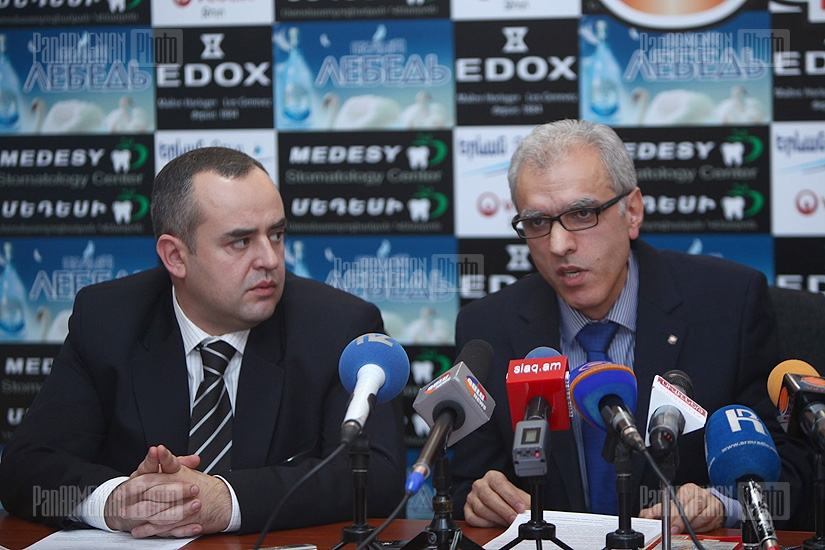 Press conference of Professor at Moscow State Law Academy Samvel Kochoi 