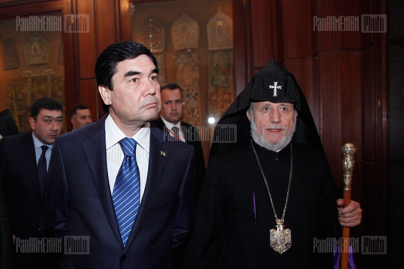 Turkmenistan’s President Gurbanguly Berdimuhamedov’s visit to Ejmiacin